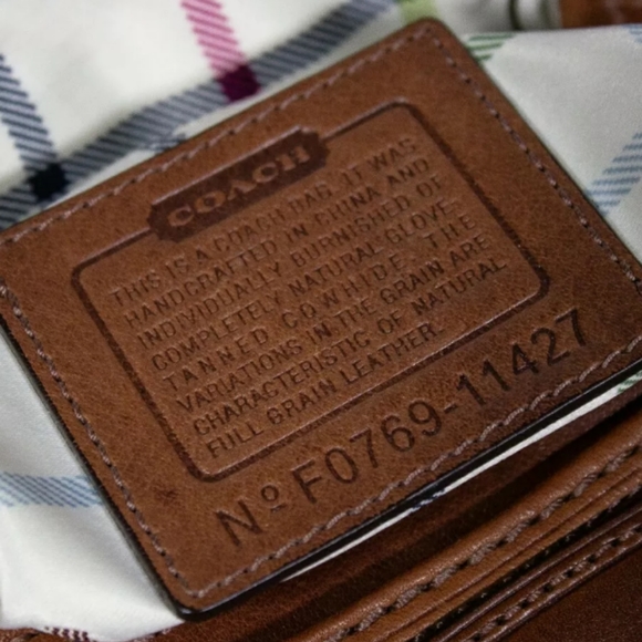 Authentic Coach Bleeker British Tan EUC #11427 - Picture 5 of 7